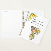 Daffodil Flowers Book Cover Planner (Display)