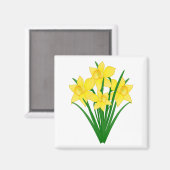Daffodil Flowers Magneet (Voorkant / Achterkant)