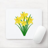 Daffodil Flowers Muismat (Met muis)