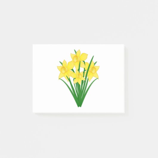 Daffodil Flowers Post-it® Notes (Voorkant)