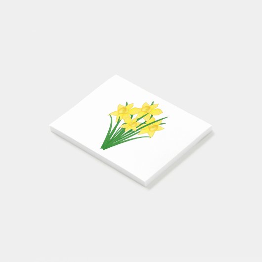 Daffodil Flowers Post-it® Notes (Schuin)