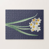 Daffodil Flowers Retro Art Legpuzzel (Horizontaal)