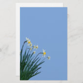 Daffodil Flowers Stationery Briefpapier (Voorkant / Achterkant)