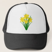 Daffodil Flowers Trucker Pet (Voorkant)