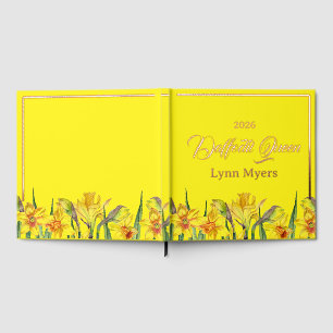 Daffodil Folie Scrapbook Photo Pageant Festival Gastenboek