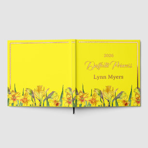 Daffodil Folie Scrapbook Photo Pageant Festival Gastenboek