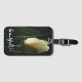 Daffodil Fotografie Mooi leven Bagagelabel (Voorkant (horizontaal))