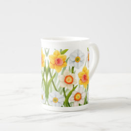 Daffodil Garden Bone China Mok