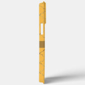 Daffodil Gold Quatrefoil op maat gemaakt Case-Mate iPhone Case (Achterkant / Rechts)