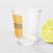  Daffodil Gold Quatrefoil op maat gemaakt Shot Glas (Rechts)