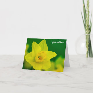 Daffodil Greeting Card Bedankkaart