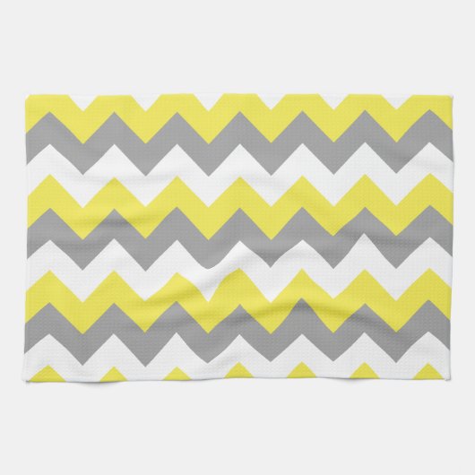Daffodil Grey and White Zigzag 2 Theedoek (Horizontaal)