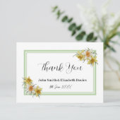 Daffodil Hartelijk dank Bedankkaart (Staand voorkant)