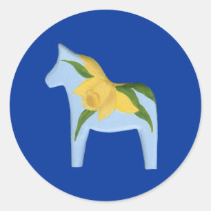Daffodil Horse Sticker