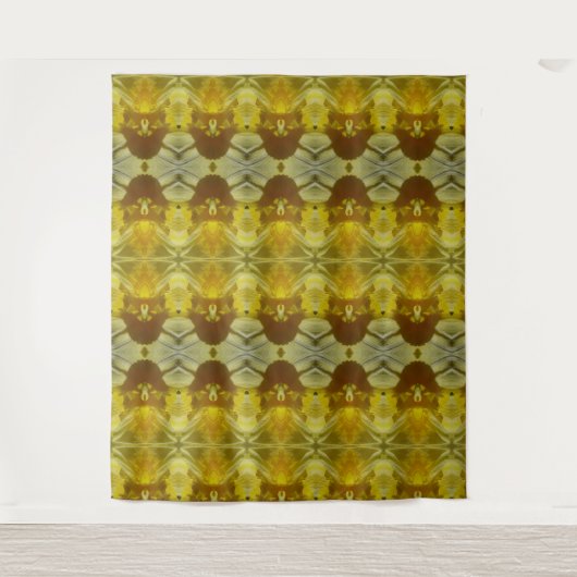 Daffodil Ikat 12 Wandkleed (Voorkant)