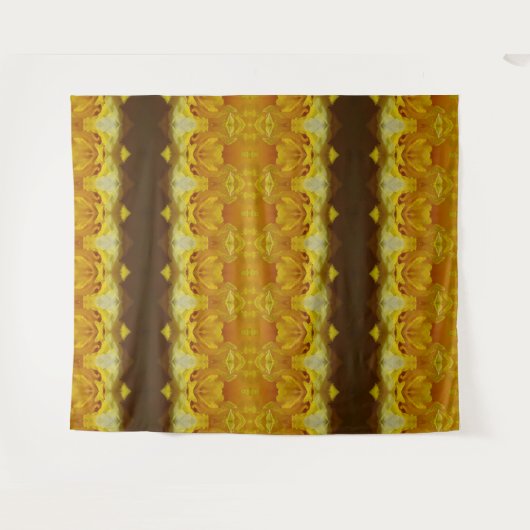 Daffodil Ikat 14 Wandkleed (Voorkant (horizontaal))