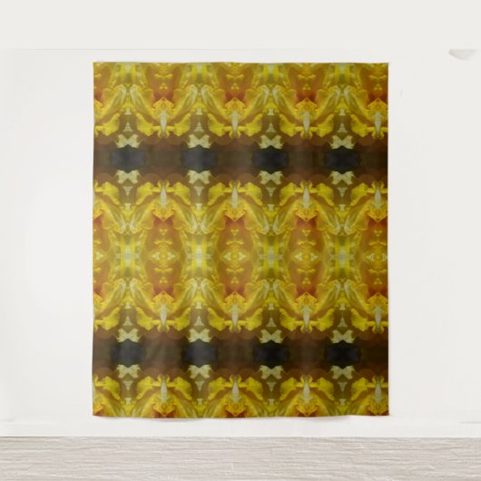 Daffodil Ikat 15 Wandkleed (Voorkant)