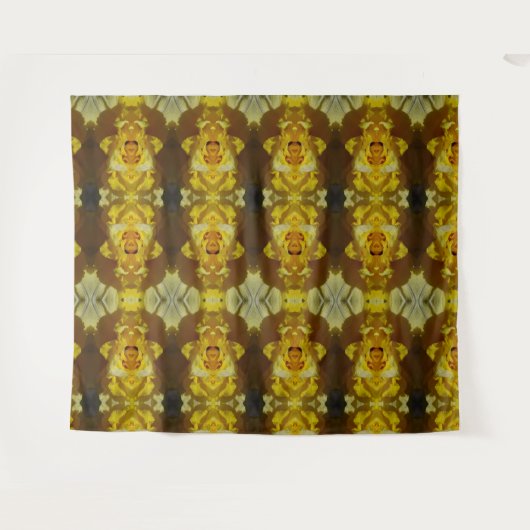 Daffodil Ikat 16 Wandkleed (Voorkant (horizontaal))