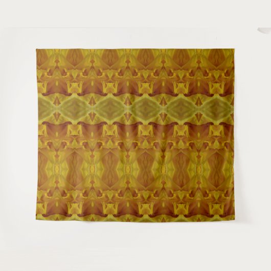 Daffodil Ikat 3 Wandkleed (Voorkant (horizontaal))