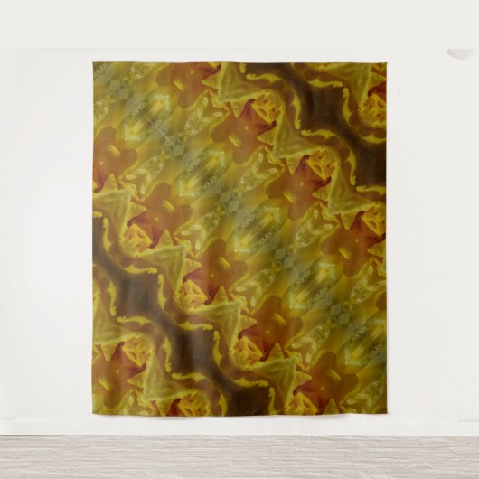 Daffodil Ikat 7 Wandkleed (Voorkant)