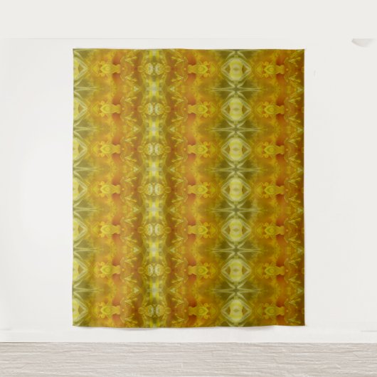 Daffodil Ikat 9 Wandkleed (Voorkant)