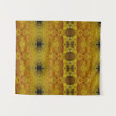 Daffodil Ikat Pouf Wandkleed (Voorkant (horizontaal))