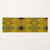 Daffodil Ikat Pouf Yogamat (Achterkant (horizontaal))