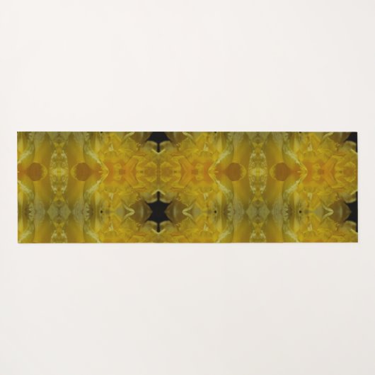 Daffodil Ikat Pouf Yogamat (Achterkant (horizontaal))