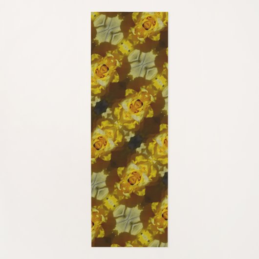 Daffodil Ikat too Pouf Yogamat (Voorkant)