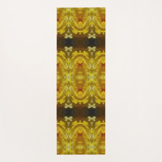 Daffodil Ikat too Pouf Yogamat (Achterkant)