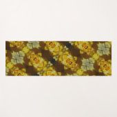 Daffodil Ikat too Pouf Yogamat (Voorkant (horizontaal))
