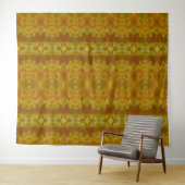 Daffodil Ikat too Wandkleed (In Situ (horizontaal))