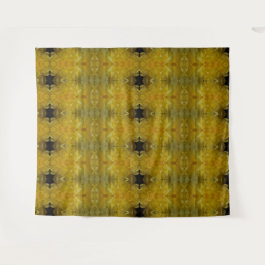 Daffodil Ikat Wandkleed (Voorkant (horizontaal))