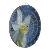 Daffodil in het voorjaar dartbord (Voorkant Links)