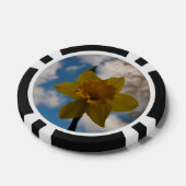 Daffodil in het voorjaar poker chips (Enkel)