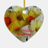 Daffodil Jubileum Keepomwille Keramisch Ornament (Voorkant)