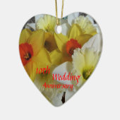 Daffodil Jubileum Keepomwille Keramisch Ornament (Links)