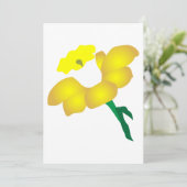 Daffodil Kaart (Staand voorkant)