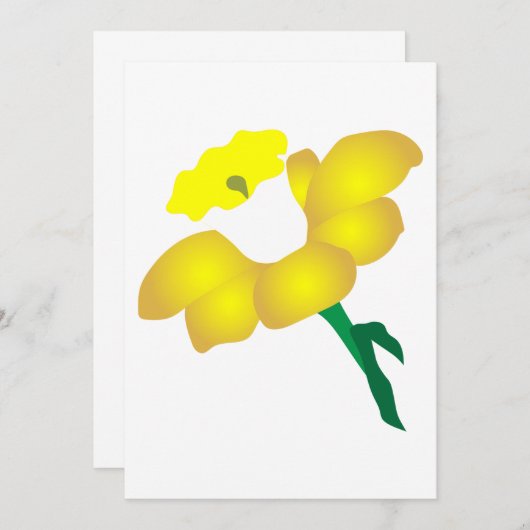 Daffodil Kaart (Voorkant / Achterkant)