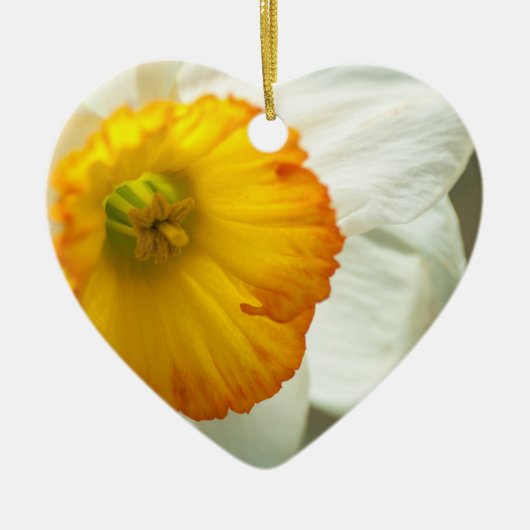 Daffodil Keramisch Ornament (Voorkant)