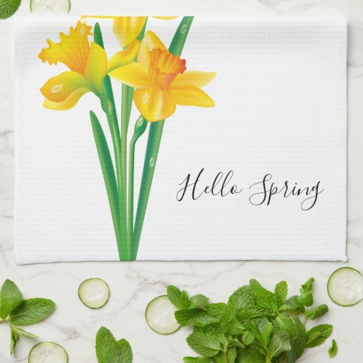 Daffodil Kitchen Towel Theedoek (Gevouwen)