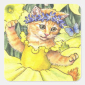Daffodil Kitten stickers (Voorkant)