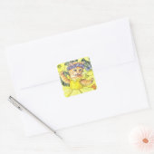Daffodil Kitten stickers (Envelop)