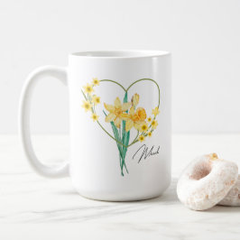 Daffodil Koffie Mok Geboorte Bloem