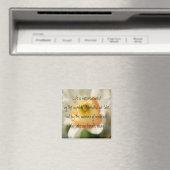 Daffodil Life Quote Magnet (Insitu (Vaatwasser))