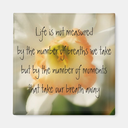 Daffodil Life Quote Magnet (Voorkant)