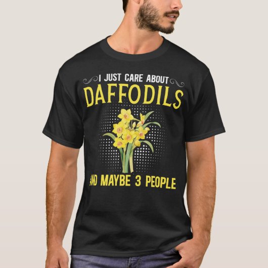 Daffodil Lover Yellow Daffodils Flower Gardener T-shirt (Voorkant)