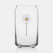 DAFFODIL maart Geboorte Bloem Aangepaste naam Blikvorm Glas (Achterkant)