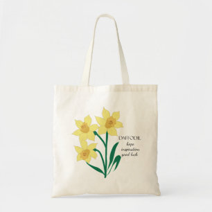 Daffodil March Birth Month Flower Bag Tote Bag