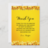  Daffodil March Geboortebloem Verjaardag Bedankkaart (Voorkant)